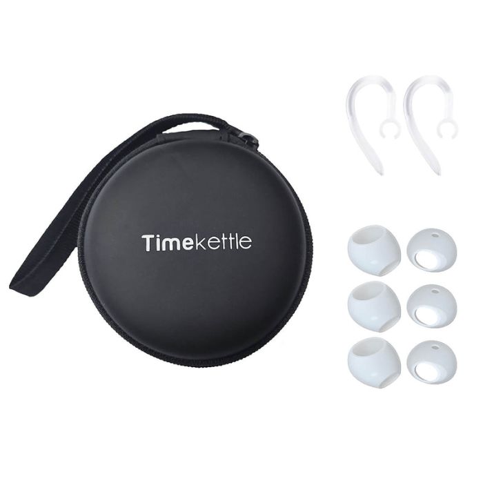 Чохол для навушників перекладача Timekettle WT2 Edge + силіконові насадки + гачки вушні, чорний