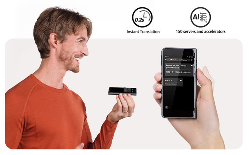 Перекладач Timekettle NEW T1: миттєвий переклад за 0.2 секунди