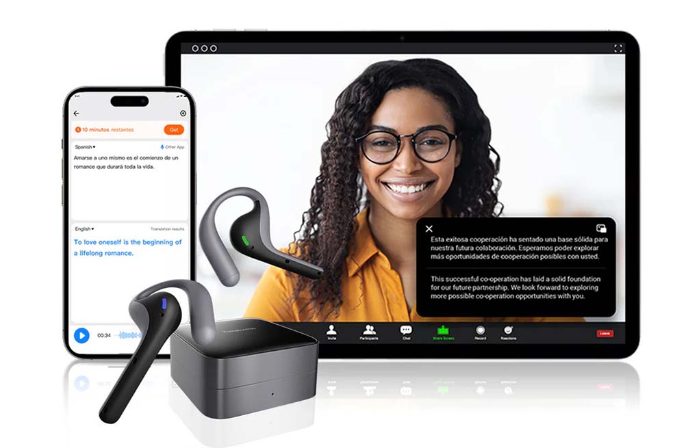 Навушники перекладач Timekettle W4 Pro: Збереження оригінального аудіо