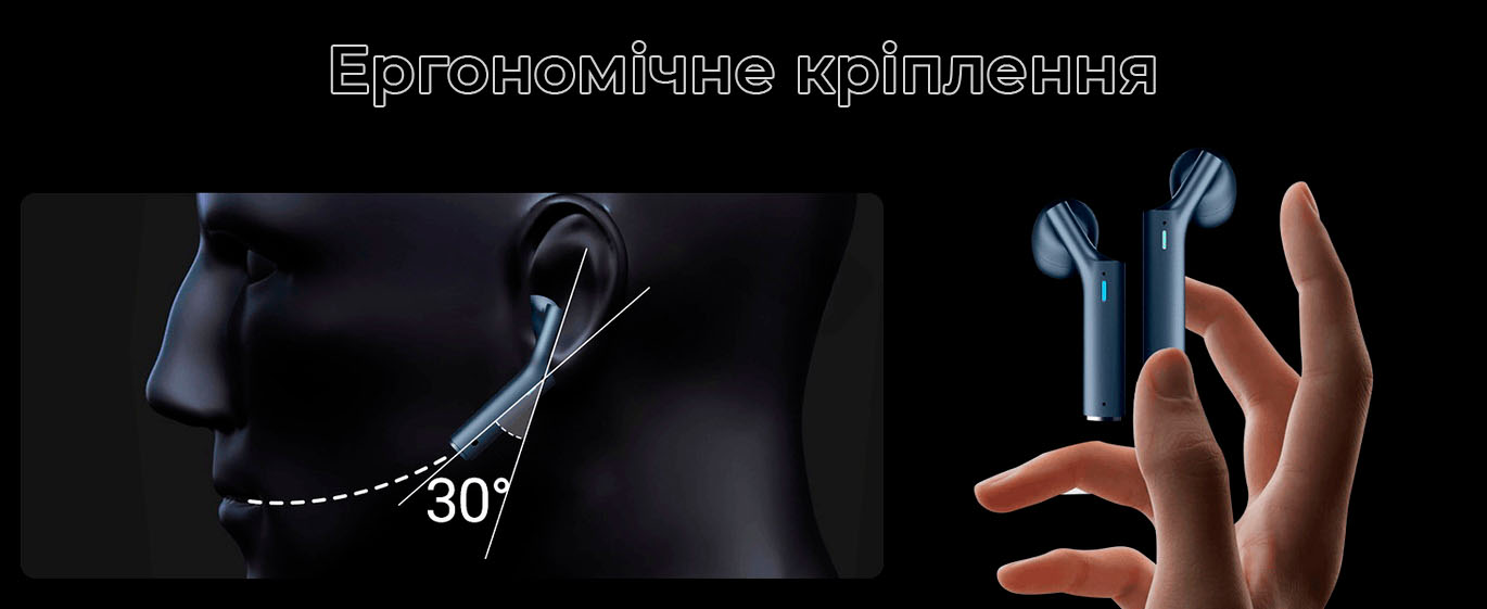 Навушники перекладач Timekettle W4: ергономічне кріплення Bone-Fit